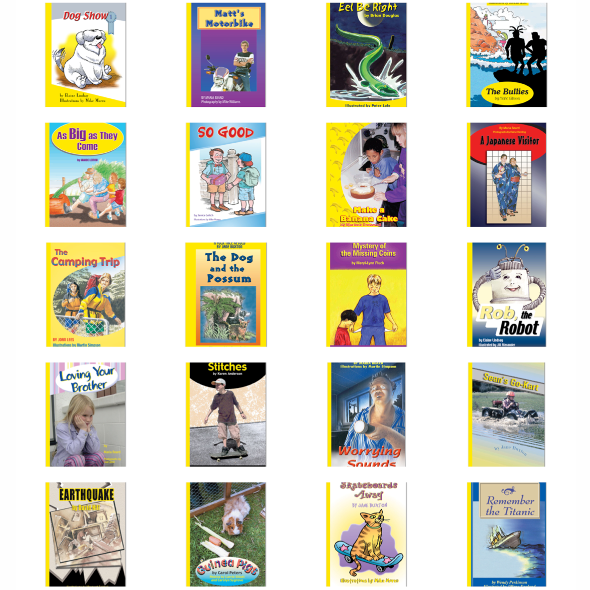 All 20 Yellow Series Titles: Digital Books + Activities